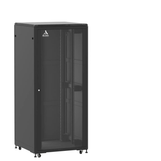 En Kit - Baie de brassage 36U 800x800x1807mm (LxPxH) 500kg, Porte avant en verre/Porte arrière panneau plein 71597 main product photo