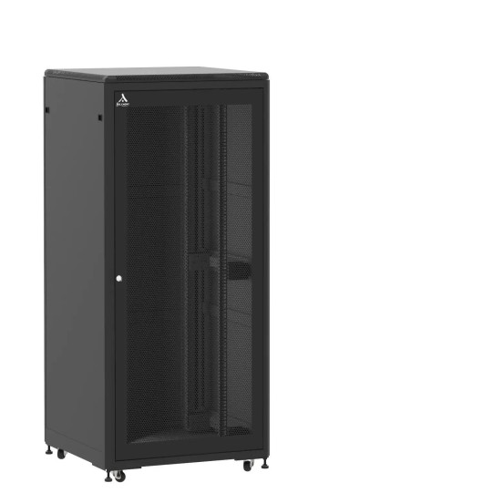 Baie de brassage 36U 800x800x1807mm (LxPxH) 500kg, Porte avant nid d'abeille / Porte arrière panneau plein main product photo