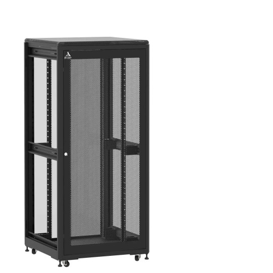 Baie de brassage 36U 800x800x1807mm (LxPxH) 500kg, Porte avant nid d'abeille / Porte arrière en verre, Sans panneaux latéraux main product photo