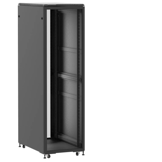 En kit - Baie de brassage 42U 600x1000x2074mm (LxPxH) 500kg, Sans porte avant / Porte arrière en verre double main product photo