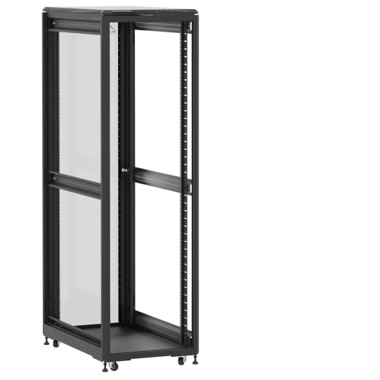 Baie de brassage 42U 600x1000x2074mm (LxPxH) 500kg, Sans porte avant / Porte arrière en verre, Sans panneaux latéraux main product photo
