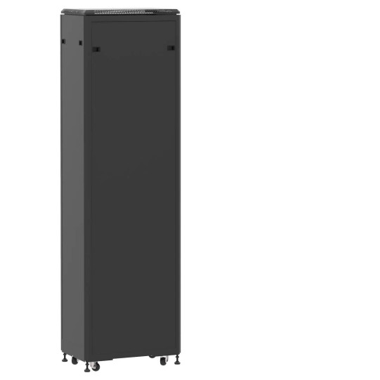 En kit - Baie de brassage 42U 600x400mm (LxPxH) 500kg, Porte avant panneau plein / Porte arrière en verre double main product photo