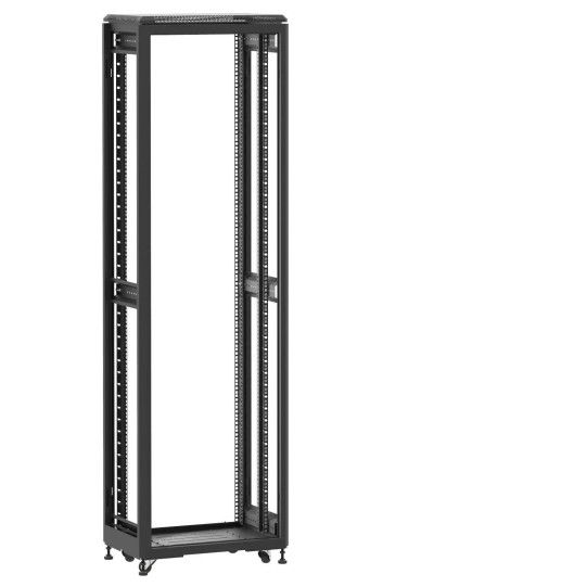 Baie de brassage 42U 600x400mm (LxPxH) 500kg, Sans porte avant et arrière, Sans panneaux latéraux main product photo
