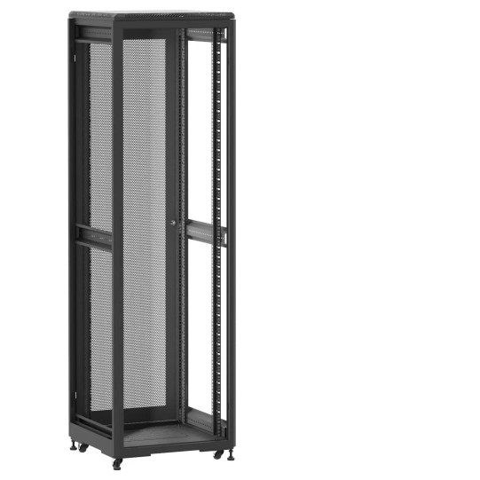 En kit - Baie de brassage 42U 600x600x2074mm (LxPxH) 500kg, Sans porte avant / Porte arrière nid d'abeille, Sans panneaux latéraux main product photo