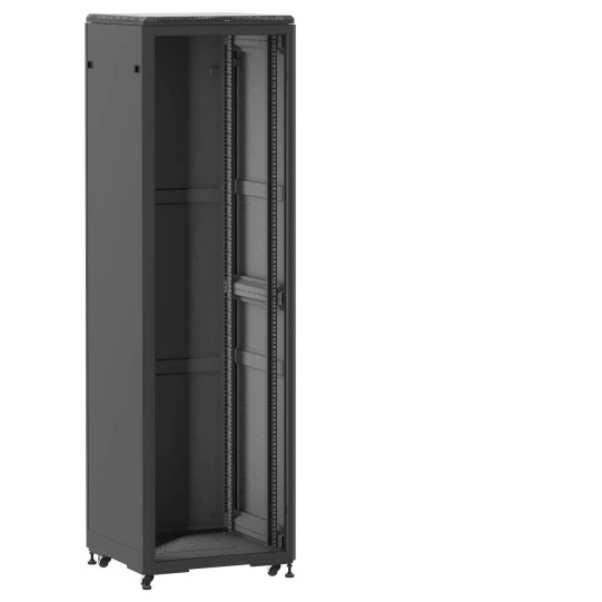 Baie de brassage 42U 600x600x2074mm (LxPxH) 500kg, Sans porte avant / Porte arrière panneau plein main product photo