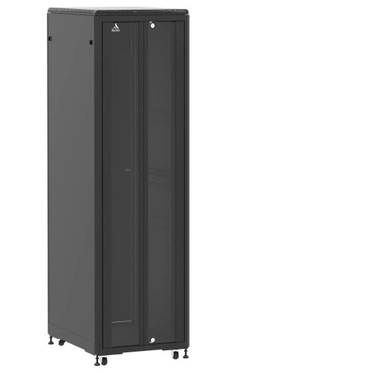 En kit - Baie 42U 600x800mm, porte avant : Double Verre, porte arrière : Simple Pleine, avec panneaux latéraux main product photo