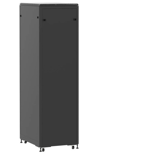 Baie de brassage 42U 600x800x2074mm (LxPxH) 500kg, Porte avant panneau plein / Porte arrière en verre main product photo