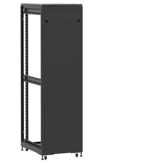 Baie de brassage 42U 600x800x2074mm (LxPxH) 500kg, Porte avant panneau plein / Sans porte arrière, Sans panneaux latéraux main product photo