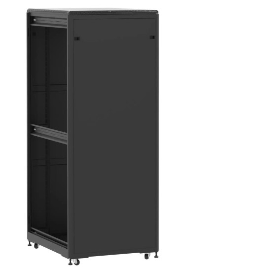 En kit - Baie de brassage 42U 800x1000x2074mm (LxPxH) 500kg, Porte avant et arrière panneau plein, Sans panneaux latéraux main product photo