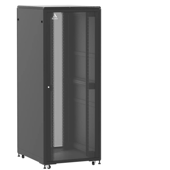 En kit - Baie de brassage 42U 800x1000x2074mm (LxPxH) 500kg, Porte avant et arrière en verre double main product photo