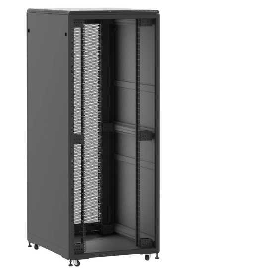 En kit - Baie de brassage 42U 800x1000x2074mm (LxPxH) 500kg, Sans porte avant / Porte arrière nid d'abeille main product photo
