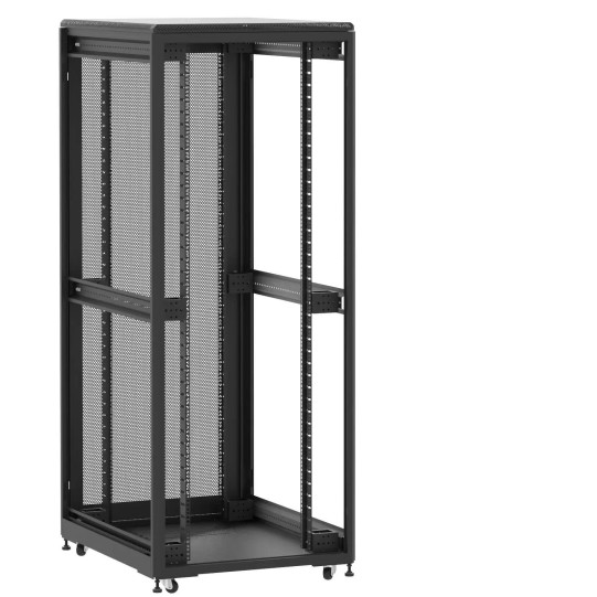 En kit - Baie de brassage 42U 800x1000x2074mm (LxPxH) 500kg, Sans porte avant / Porte arrière nid d'abeille, Sans panneaux latéraux main product photo