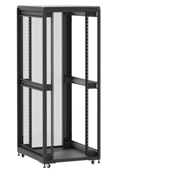 En kit - Baie de brassage 42U 800x1000x2074mm (LxPxH) 500kg, Sans porte avant / Porte arrière en verre, Sans panneaux latéraux main product photo