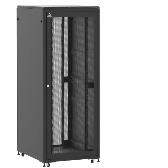 Baie de brassage 42U 800x1000x2074mm (LxPxH) 500kg, Porte avant nid d'abeille / Sans porte arrière main product photo