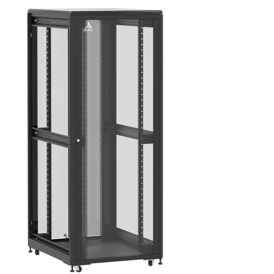 Baie de brassage 42U 800x1000x2074mm (LxPxH) 500kg, Porte avant et arrière en verre double, Sans panneaux latéraux main product photo