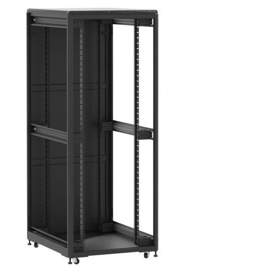 Baie de brassage 42U 800x1000x2074mm (LxPxH) 500kg, Sans porte avant / Porte arrière panneau plein, Sans panneaux latéraux main product photo