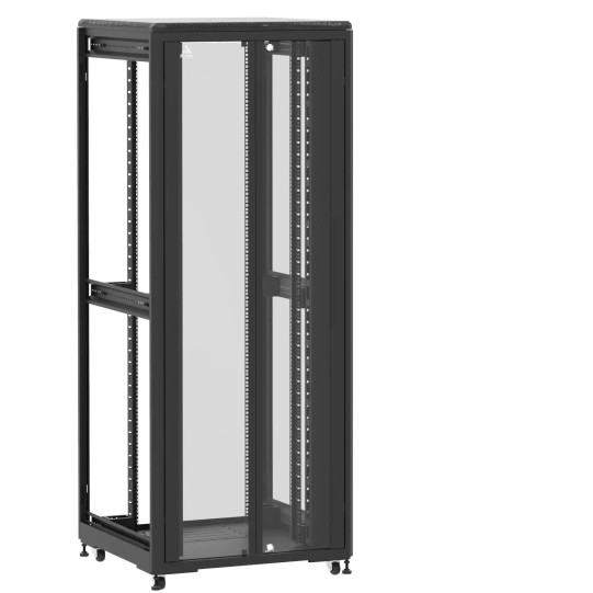 En kit - Baie de brassage 42U 800x800x2074mm (LxPxH) 500kg, Porte avant en verre double / Sans porte arrière, Sans panneaux latéraux main product photo