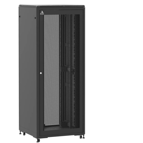 Baie de brassage 42U 800x800x2074mm (LxPxH) 500kg, Porte avant nid d'abeille / Porte arrière en verre double main product photo
