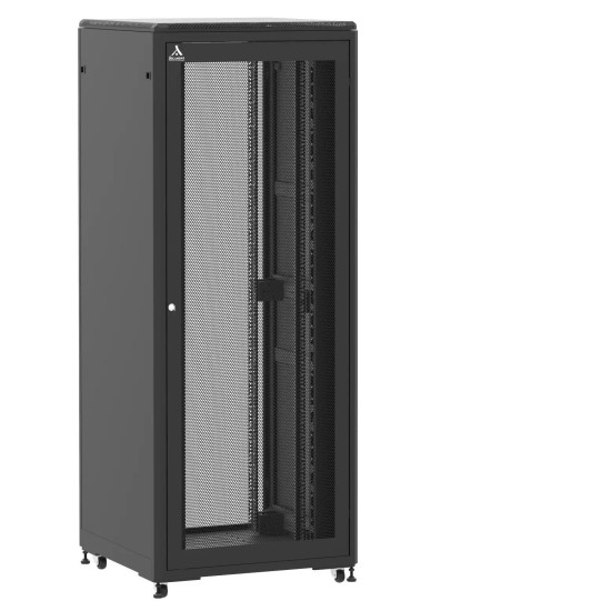 Baie de brassage 42U 800x800x2074mm (LxPxH) 500kg, Porte avant nid d'abeille / Sans porte arrière main product photo