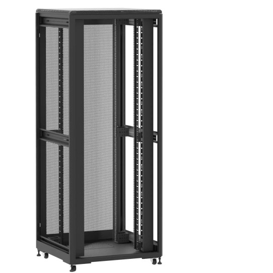 Baie de brassage 42U 800x800x2074mm (LxPxH) 500kg, Sans porte avant / Porte arrière nid d'abeille, Sans panneaux latéraux main product photo