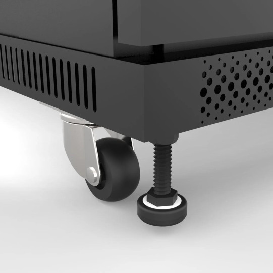 En kit - Baie serveur 42U 800x800x2060mm (LxPxH) 800kg, Porte avant double pleine / Porte arrière pleine