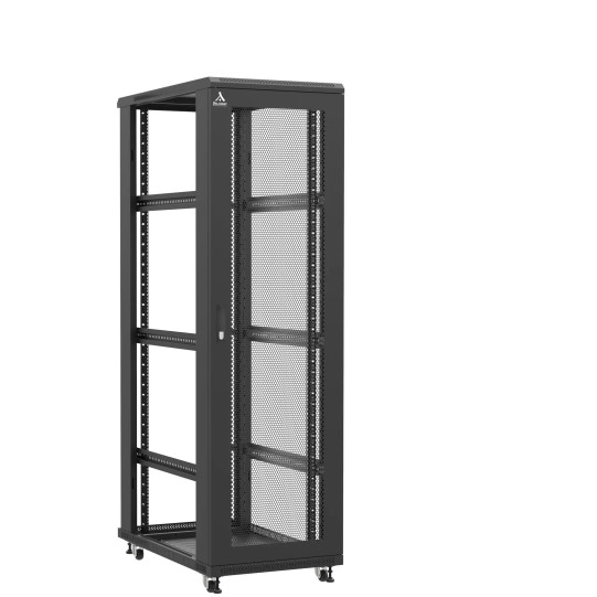En kit - Baie serveur 42U 600x1000x2060mm (LxPxH) 800kg, Porte avant nid d'abeille / Sans porte arrière, Sans panneaux latéraux main product photo