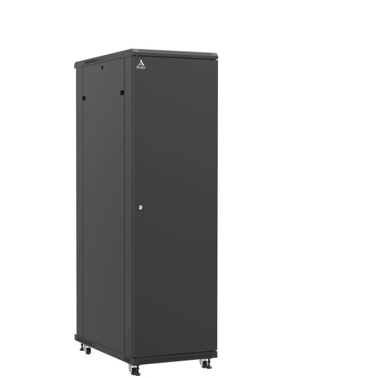 Baie serveur 42U 600x1000x2060mm (LxPxH) 800kg, Porte avant pleine / Sans porte arrière main product photo
