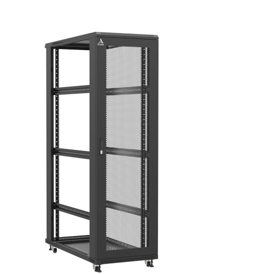 En kit - Baie serveur 42U 600x1200x2060mm (LxPxH) 800kg, Porte avant nid d'abeille / Sans porte arrière, Sans panneaux latéraux main product photo