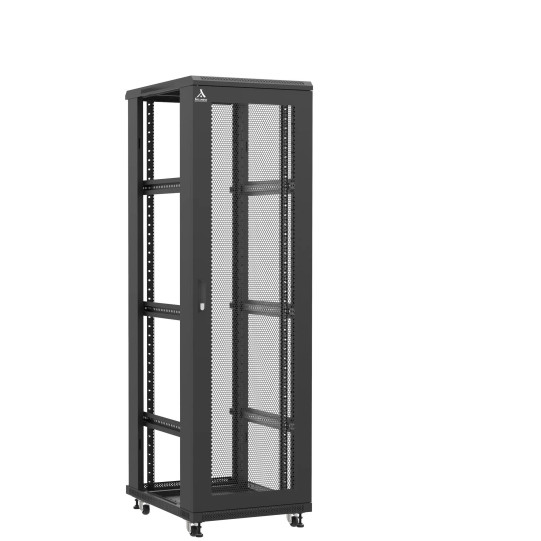 En kit - Baie serveur 42U 600x800x2060mm (LxPxH) 800kg, Porte avant nid d'abeille / Sans porte arrière, Sans panneaux latéraux main product photo