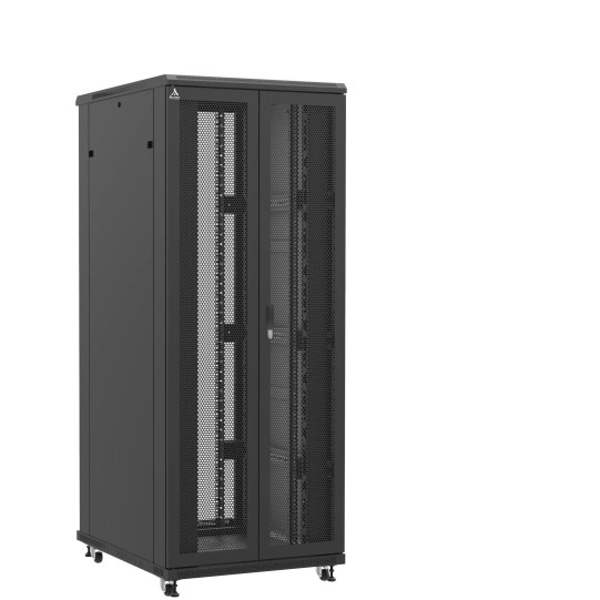 En kit - Baie serveur 42U 800x1000x2060mm (LxPxH) 800kg, Porte avant double nid d'abeille / Sans porte arrière main product photo