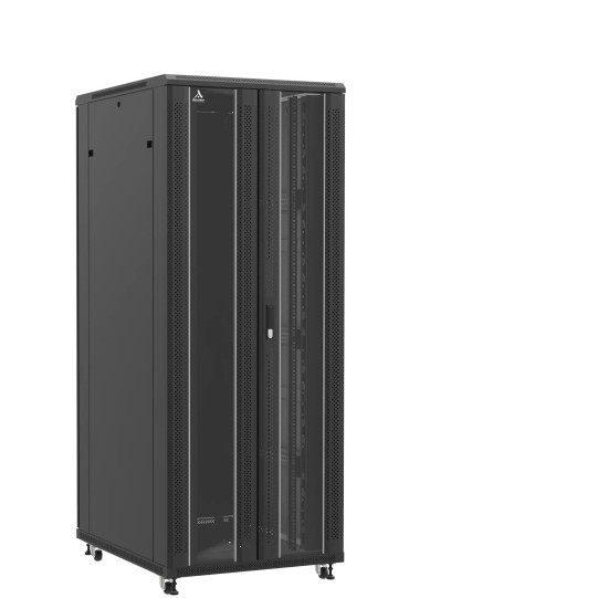 En kit - Baie serveur 42U 800x1000x2060mm (LxPxH) 800kg, Porte avant en verre double / Porte arrière double pleine main product photo