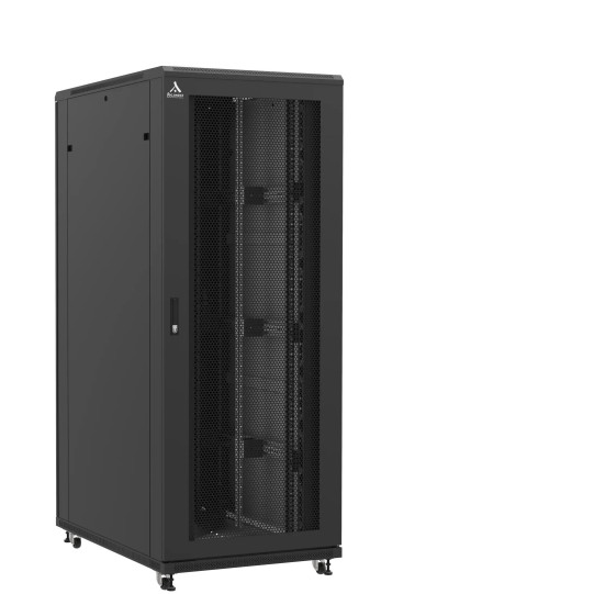 Baie serveur 42U 800x1200x2060mm (LxPxH) 800kg, Porte avant/arrière nid d'abeille main product photo