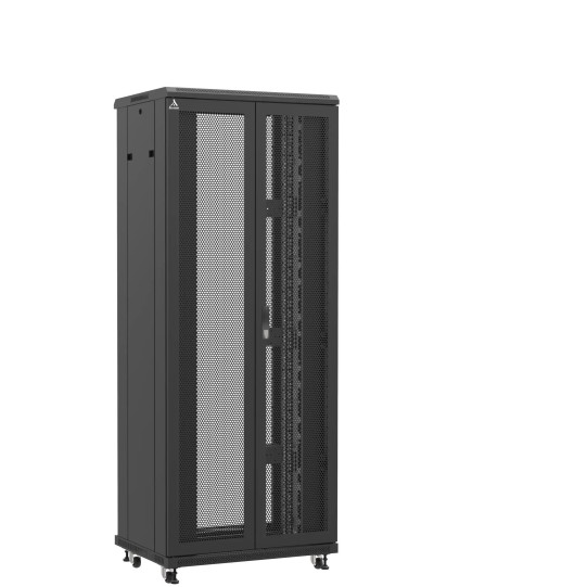 En kit - Baie serveur 42U 800x600x2060mm (LxPxH) 800kg, Porte avant double nid d'abeille / Sans porte arrière main product photo