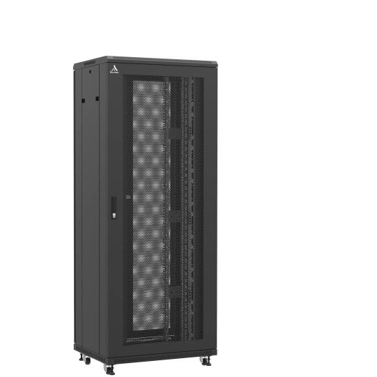 En kit - Baie serveur 42U 800x600x2060mm (LxPxH) 800kg, Porte avant nid d'abeille / Porte arrière double nid d'abeille main product photo