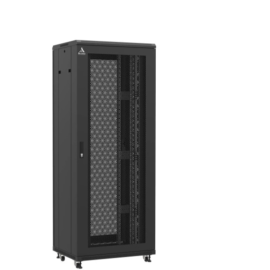 Baie serveur 42U 800x600x2060mm (LxPxH) 800kg, Porte avant/arrière nid d'abeille main product photo