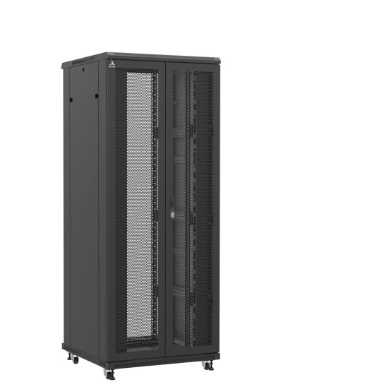 En kit - Baie serveur 42U 800x800x2060mm (LxPxH) 800kg, Porte avant double nid d'abeille / Sans porte arrière main product photo