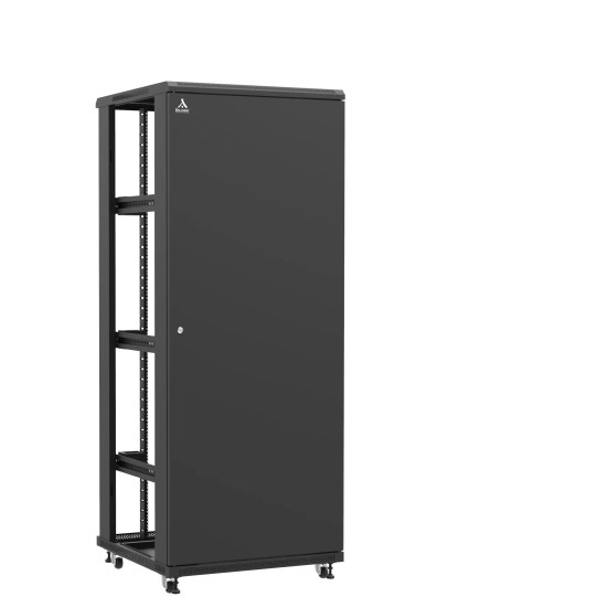 Baie serveur 42U 800x800x2060mm (LxPxH) 800kg, Porte avant pleine / Sans porte arrière, Sans panneaux latéraux main product photo