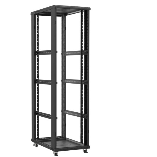 Baie serveur 47U 600x1000x2283mm (LxPxH) 800kg, Sans porte avant et arrière, Sans panneaux latéraux main product photo