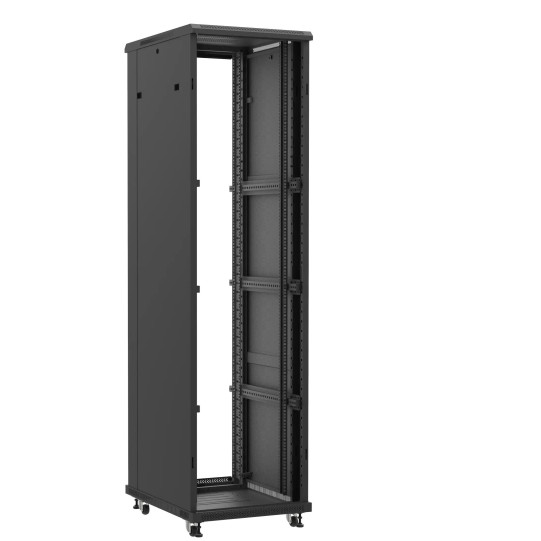 En kit - Baie serveur 47U 600x800x2283mm (LxPxH) 800kg, Sans porte avant / Porte arrière pleine main product photo
