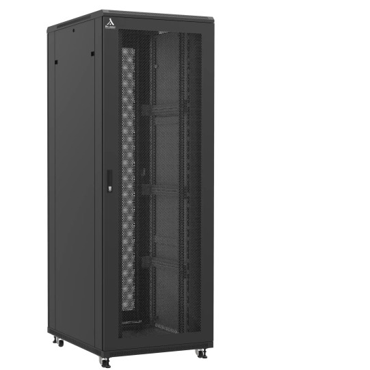 En Kit - Baie serveur 47U 800x1000x2283mm (LxPxH) 800kg, Porte avant/arrière nid d'abeille main product photo