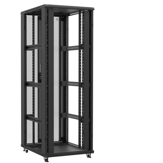 En kit - Baie serveur 47U 800x100x2283mm (LxPxH) 800kg, Sans porte avant / Porte arrière en verre double, Sans panneaux latéraux main product photo