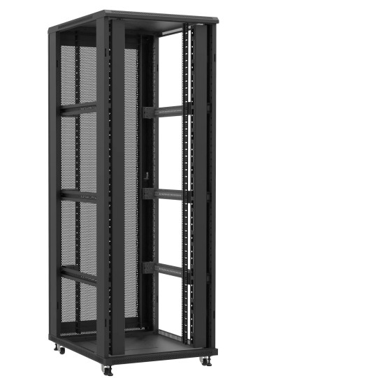Baie serveur 47U 800x100x2283mm (LxPxH) 800kg, Sans porte avant / Porte arrière nid d'abeille, Sans panneaux latéraux main product photo