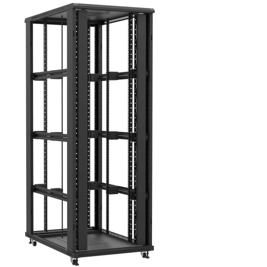 Baie serveur 47U 800x1200x2283mm (LxPxH) 800kg, Sans porte avant et arrière, Sans panneaux latéraux main product photo