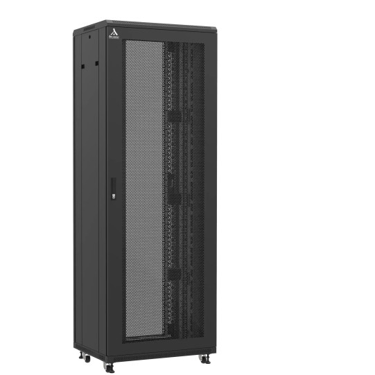 En kit - Baie serveur 47U 800x600x2283mm (LxPxH) 800kg, Porte avant nid d'abeille / Porte arrière en verre main product photo