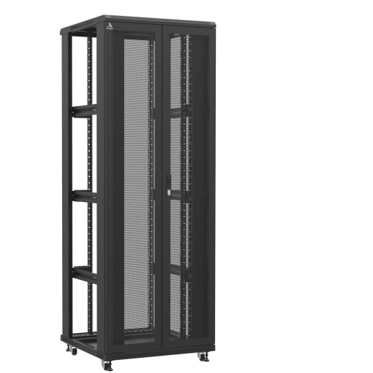 En kit - Baie serveur 47U 800x800x2283mm (LxPxH) 800kg, Porte avant double nid d'abeille / Sans porte arrière, Sans panneaux latéraux main product photo