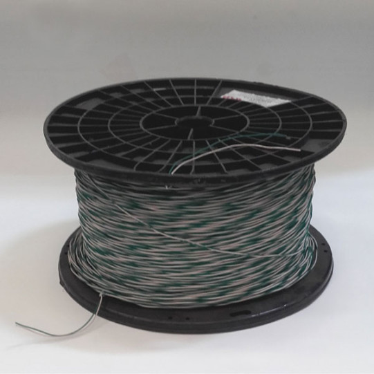 FIL JARRETIERE 2 COND. 5/10, COUL. : BLANC/VERT BOBINE DE 1000M main product photo