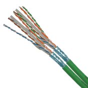 6700 - Câble réseau cuivre en touret CAT6 FUTP LSZH 100 OHMS AWG23 Platine Réseaux, Paires : 1x4, Longueur : 500m