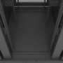 Baie serveur 42U 800x1200x2060mm (LxPxH) 800kg, Porte avant nid d'abeille / Porte arrière double nid d'abeille, Sans panneaux latéraux thumbnail