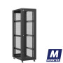 842610MSASAZL - Baie serveur 42U 600x1000x2060mm (LxPxH) 800kg, Porte avant et arrière nid d'abeille, Sans panneaux latéraux -  Socamont® thumbnail