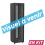 84766KSVZPZL - En kit - Baie serveur 47U 600x600x2283mm (LxPxH) 800kg, Porte avant en verre / Sans porte arrière, Sans panneaux latéraux -  Socamont® thumbnail